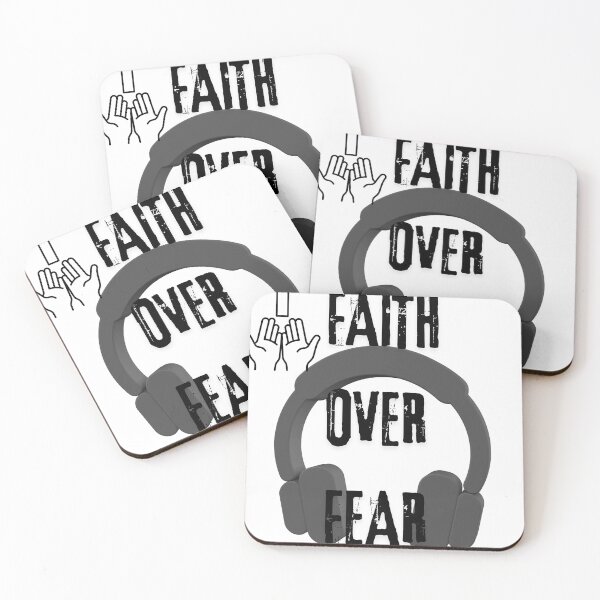 Item preview, Faith over fear designed and sold by FaithVerseDesigns.