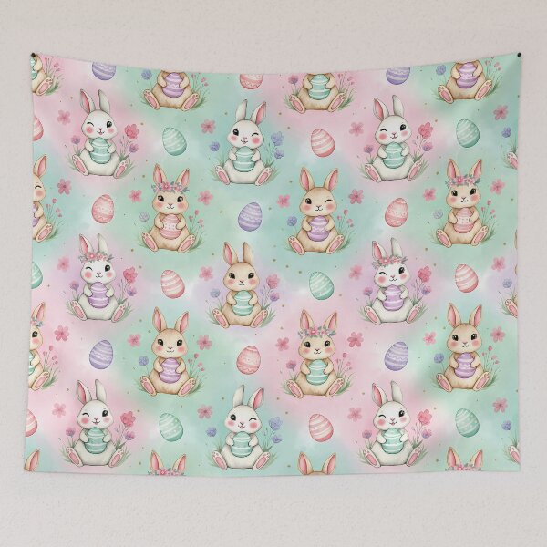Item preview, Spring Bunny Bliss – Easter Egg Parade designed and sold by meesub.