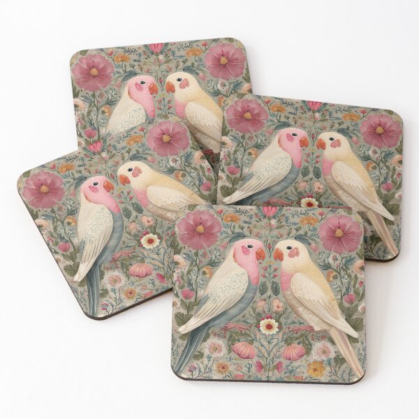 Item preview, Two Love Birds In Scandinavian Art designed and sold by Rtymer.