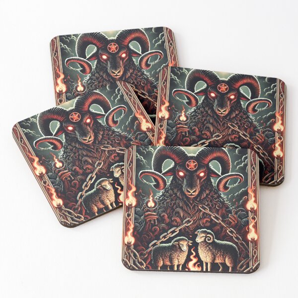 Item preview, Sheepism – The Devil Tarot Card designed and sold by Thpoar.