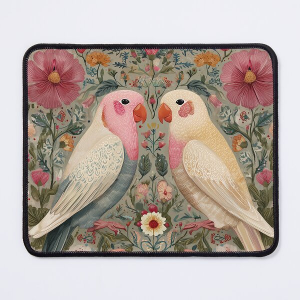 Item preview, Two Love Birds In Scandinavian Art designed and sold by Rtymer.