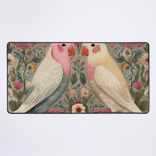 Item preview, Two Love Birds In Scandinavian Art designed and sold by Rtymer.