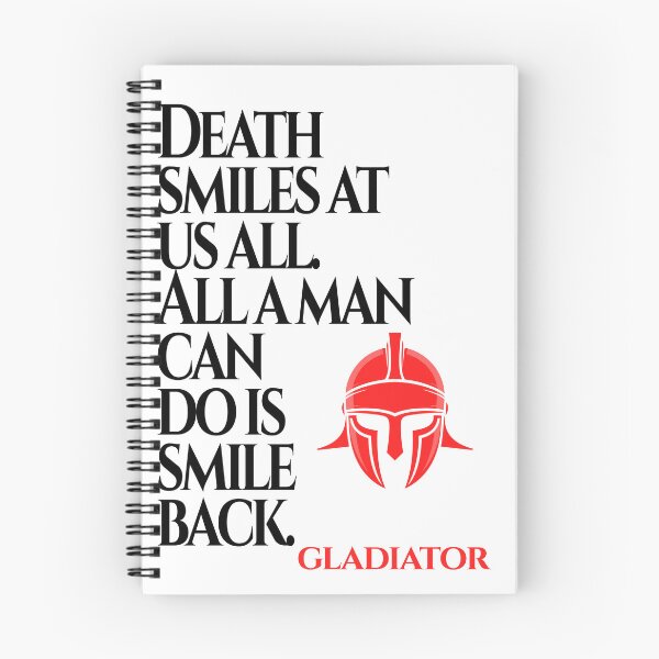 Item preview, Death Smiles At Us All (Gladiator Quote) designed and sold by Enea Kelo.