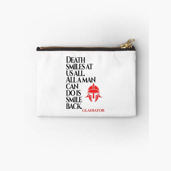 Item preview, Death Smiles At Us All (Gladiator Quote) designed and sold by Enea Kelo.