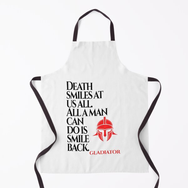 Item preview, Death Smiles At Us All (Gladiator Quote) designed and sold by Enea Kelo.