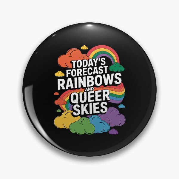 Item preview, LGBTQ Queer Pride Month Festivals Rainbows And Queer Skies designed and sold by MarryIsMonth.