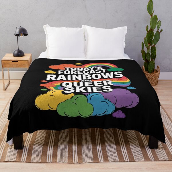 Item preview, LGBTQ Queer Pride Month Festivals Rainbows And Queer Skies designed and sold by MarryIsMonth.