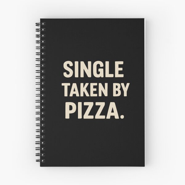 Item preview, Single Taken by Pizza – Funny Anti Valentine Design designed and sold by SVALANART.
