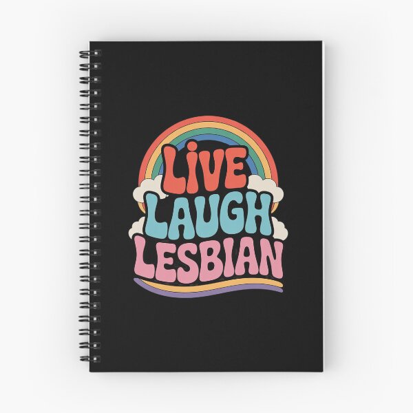 Item preview, Live Laugh Lesbian Rainbow LGBTQ Gay Pride Queer Homosexual designed and sold by MarryIsMonth.