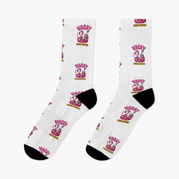 Item preview, Sloth Vacay Cruise Control — Funny Summer Sloth in Flamingo Float Illustration designed and sold by Colorful-Garden.