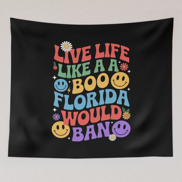Item preview, Live Life Like A Book Florida Would Ban LGBT Month Queer designed and sold by FadeOfThrone.