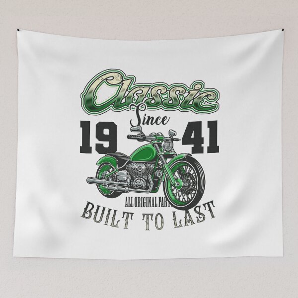 Item preview, Motorcycle Bikers Motorbike Birthday Born In 1941 designed and sold by JRRTs.