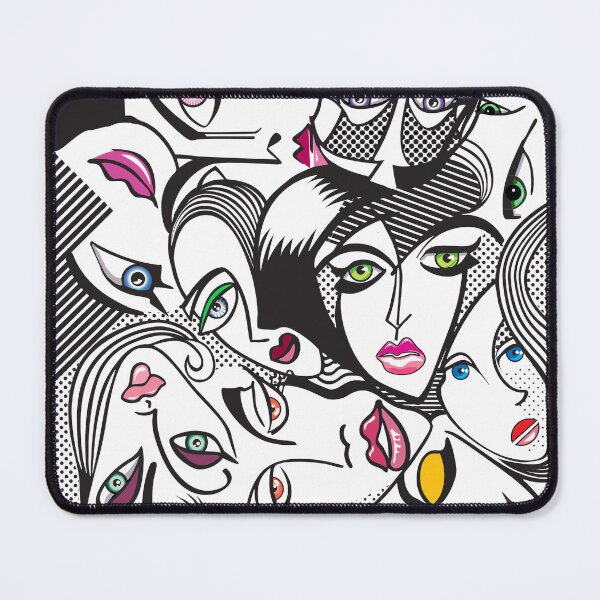 Item preview, Stylised Faces no1 designed and sold by jhojho.