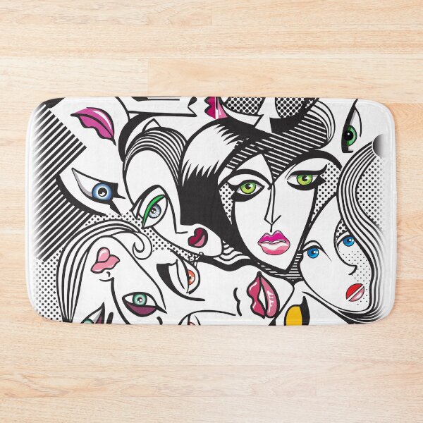 Item preview, Stylised Faces no1 designed and sold by jhojho.