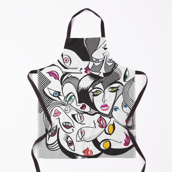Item preview, Stylised Faces no1 designed and sold by jhojho.