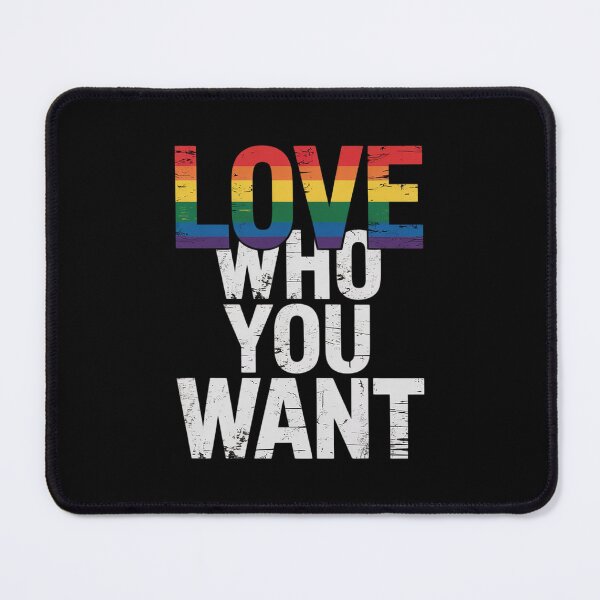 Item preview, Love Who You Want LGBTQ Lesbian Gay Bisexual Pan Queer Trans designed and sold by MarryIsMonth.