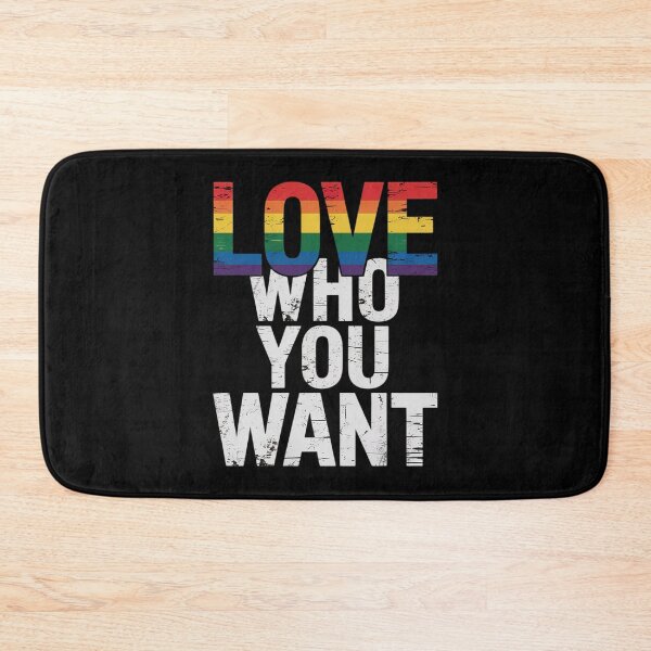 Item preview, Love Who You Want LGBTQ Lesbian Gay Bisexual Pan Queer Trans designed and sold by MarryIsMonth.