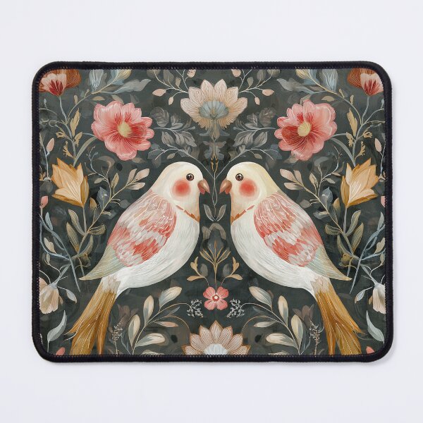 Item preview, Two Love Birds In Scandinavian Art designed and sold by Rtymer.