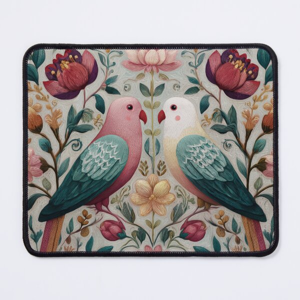 Item preview, Two Love Birds In Scandinavian Art designed and sold by Rtymer.