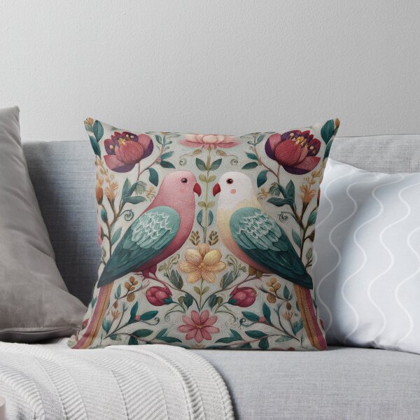 Item preview, Two Love Birds In Scandinavian Art designed and sold by Rtymer.
