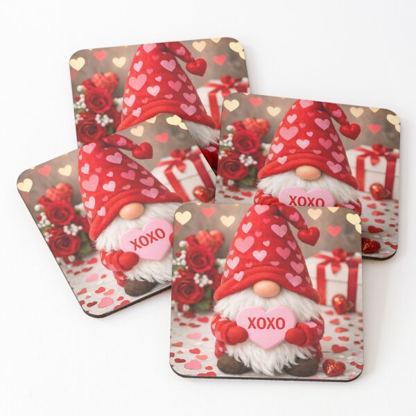Item preview, Gnome XOXO Valentine designed and sold by WJ Cozy Creations.