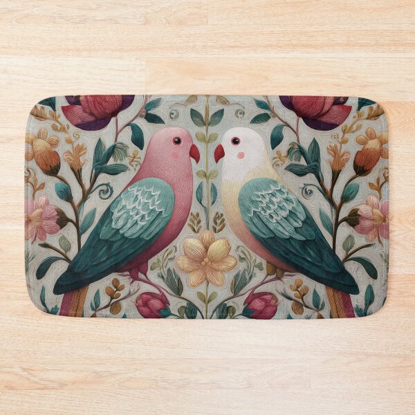 Item preview, Two Love Birds In Scandinavian Art designed and sold by Rtymer.