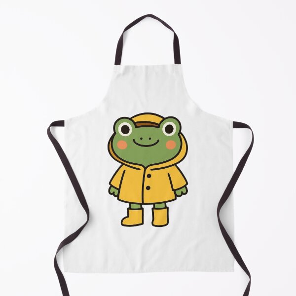 Item preview, Happy Frog in Raincoat and Boots – Playful Kids Animal Illustration designed and sold by Confuzz1ed.