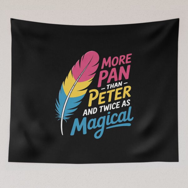 Item preview, More Pan than Peter - LGBTQ Queer Omnisexual Pansexual designed and sold by FadeOfThrone.