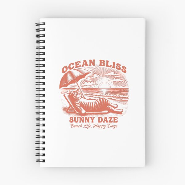 Item preview, Retro Cat Beach Bliss — Vintage Sunny Daze Summer Illustration designed and sold by Colorful-Garden.