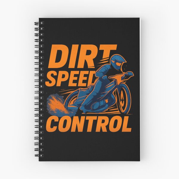 Item preview, DIRT SPEED CONTROL - Bold Speedway Typography with Rider & Dust Effects designed and sold by MKreative Studio.