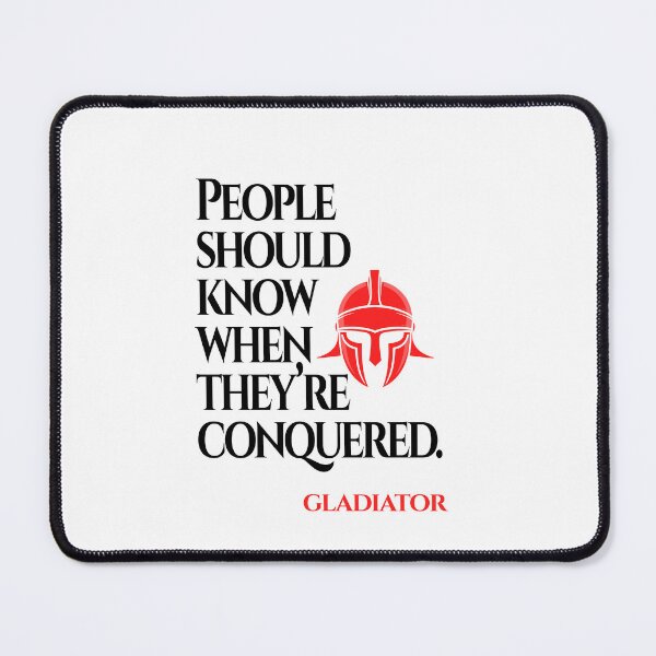 Item preview, Gladiator Minimalist Stoic Quote designed and sold by Enea Kelo.