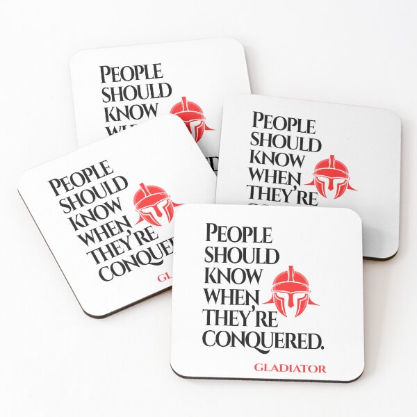 Item preview, Gladiator Minimalist Stoic Quote designed and sold by Enea Kelo.