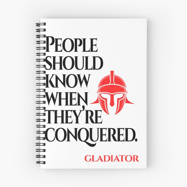 Item preview, Gladiator Minimalist Stoic Quote designed and sold by Enea Kelo.