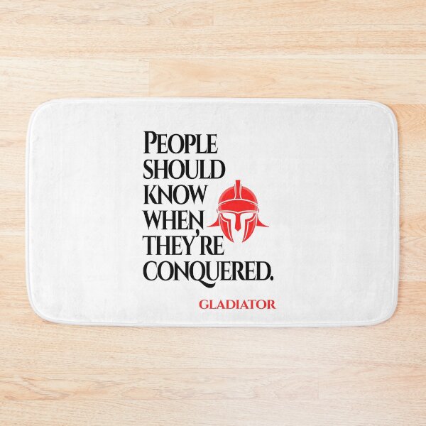 Item preview, Gladiator Minimalist Stoic Quote designed and sold by Enea Kelo.