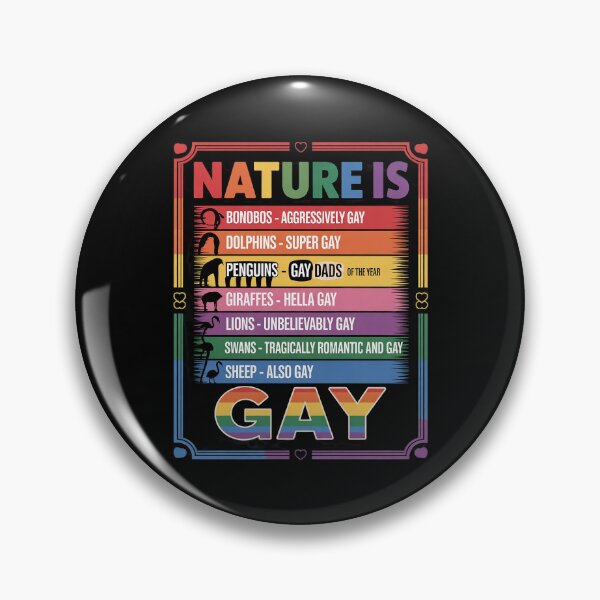 Item preview, Nature is Gay LGBTQ Pride Month Animals Parade Queer designed and sold by MarryIsMonth.