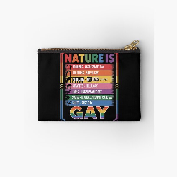 Item preview, Nature is Gay LGBTQ Pride Month Animals Parade Queer designed and sold by MarryIsMonth.