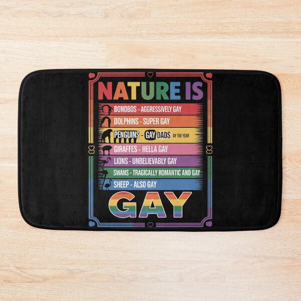 Item preview, Nature is Gay LGBTQ Pride Month Animals Parade Queer designed and sold by MarryIsMonth.