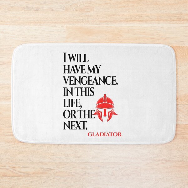 Item preview, Gladiator Minimalist Stoic Quote designed and sold by Enea Kelo.