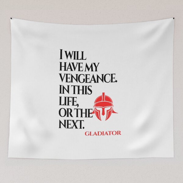 Item preview, Gladiator Minimalist Stoic Quote designed and sold by Enea Kelo.