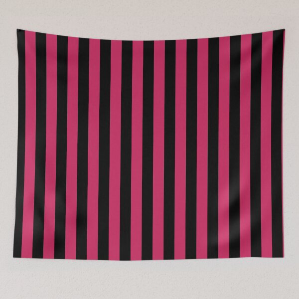Item preview, Classic black and pink stripes designed and sold by RishabhArts1.
