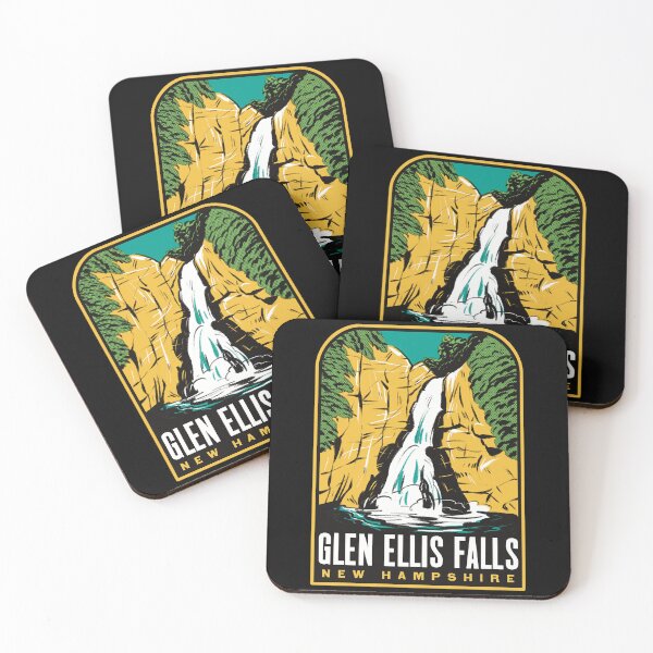 Item preview, Glen Ellis Falls New Hampshire Retro designed and sold by HalpinDesign.
