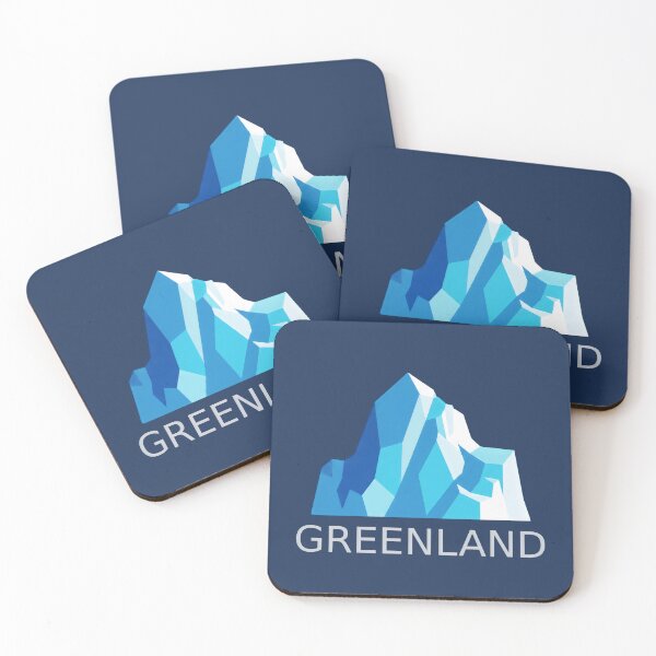 Item preview, Greenland Arctic Expedition - Geometric Iceberg Art designed and sold by Dakson Design - Fantasy Art.