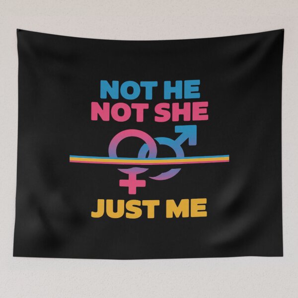 Item preview, Not He Not She Just Me Lesbian Proud Rainbow Queer Divers designed and sold by MarryIsMonth.