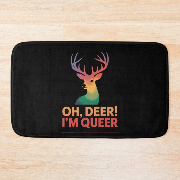 Item preview, Oh Deer I'm Queer LGBQT Gay Pride designed and sold by FadeOfThrone.