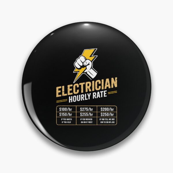 Item preview, Electrician hourly rate for Electrician Dad designed and sold by AquaKiev.