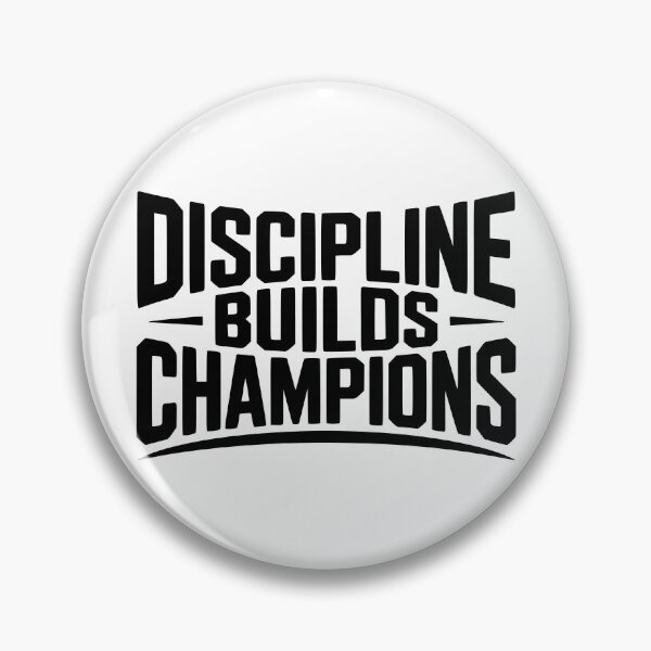 Item preview, Discipline Builds Champions designed and sold by FloraliteCo.