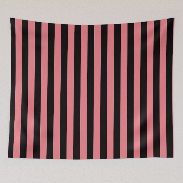 Item preview, Classic black and pink stripes designed and sold by RishabhArts1.