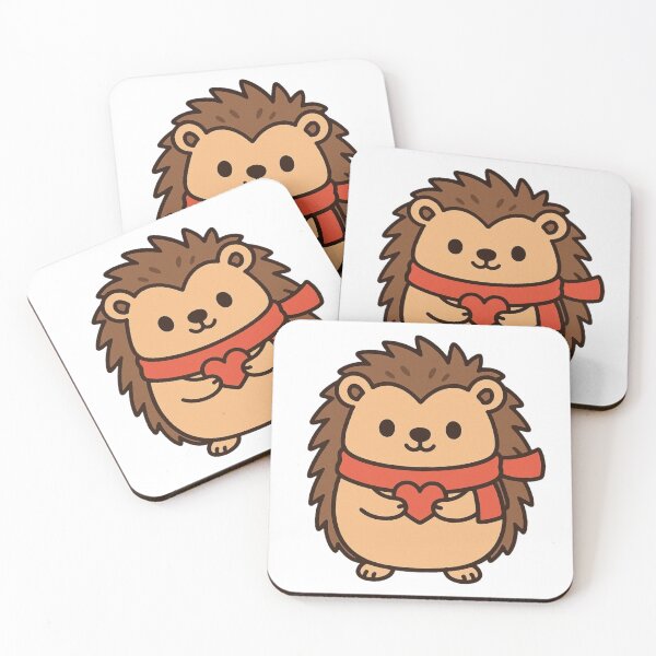 Item preview, Hedgehog Holding Tiny Heart – Sweet Valentine Animal Art designed and sold by Confuzz1ed.