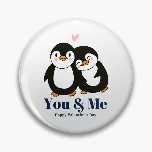 Item preview, Penguine Valentine Design designed and sold by CalmKind Prints.