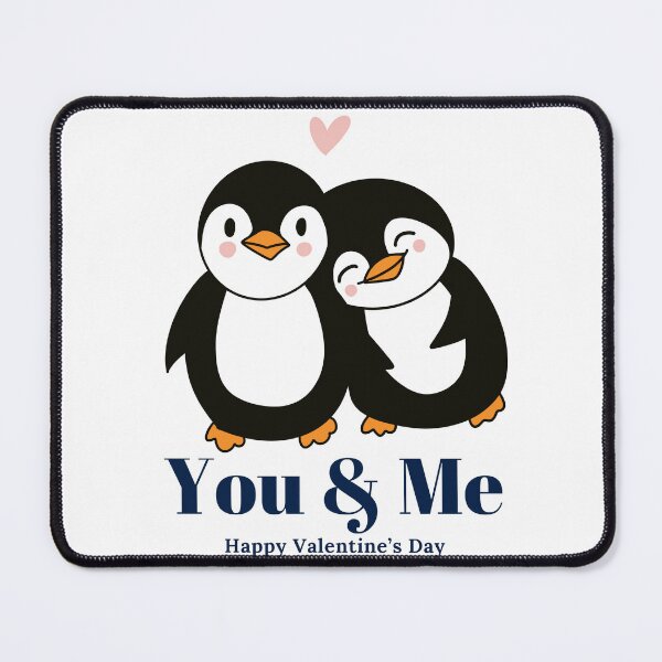 Item preview, Penguine Valentine Design designed and sold by CalmKind Prints.
